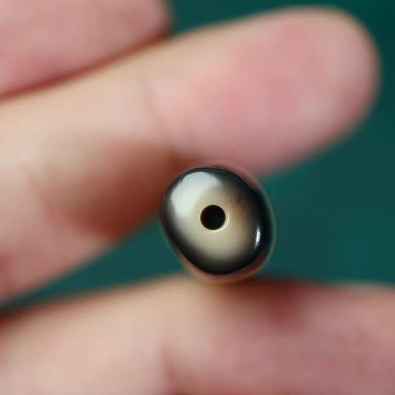 Insightful Refuge of Wisdom Amulet 2 Eye Dzi Bead