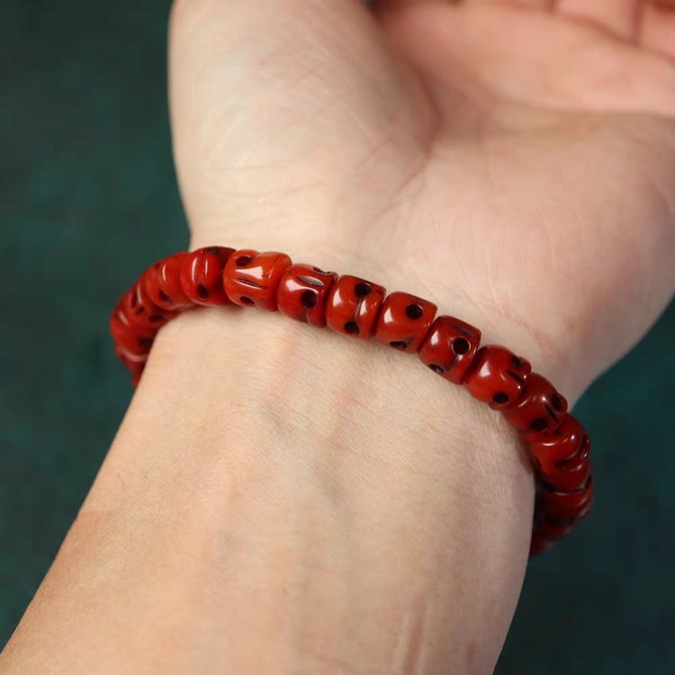 Tibetan Yak Bone Skull Beads