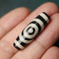 Samsara and Nirvana Talisman 2 Eye Dzi Bead