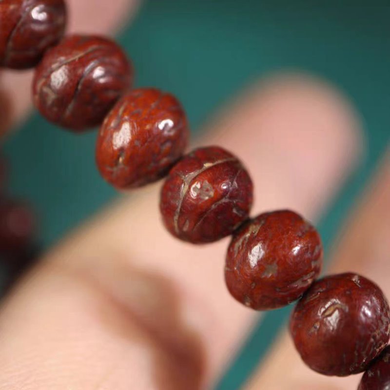 Old Tibetan Small Bodhi Seed Wrist Mala-Mantrapiece