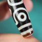 Discerning Emptiness Through Form 6 Eye Dzi Bead