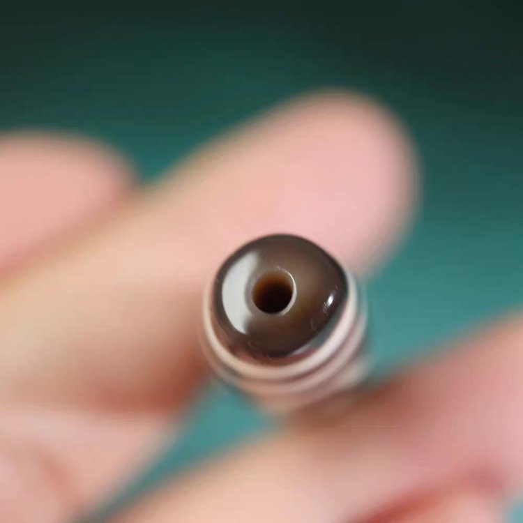 Discerning Emptiness Through Form 6 Eye Dzi Bead