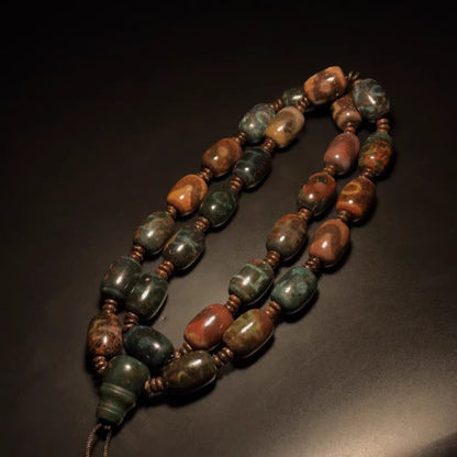 Old Tibetan Dzi Mala