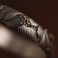 Lotus Seed Pod Cuff Bracelet
