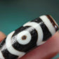Amulet of Happiness, Honor and Long Life 3 Eye Dzi Bead