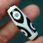 Weathering Calamities 6 Eye Dzi Bead