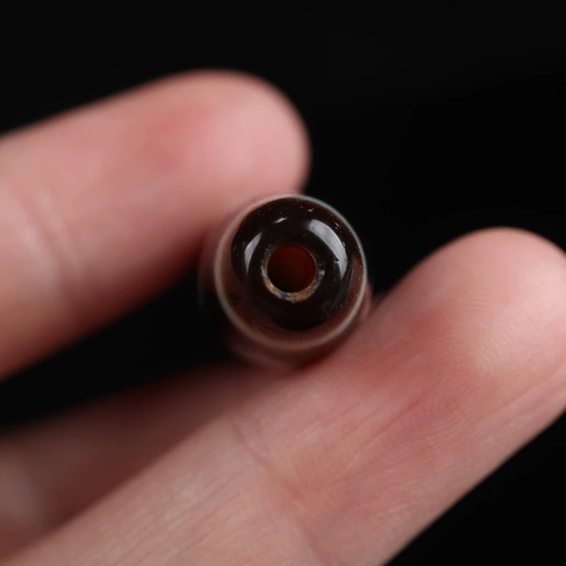 Perfecting Twofold Merit Talisman 2 Eye Dzi Bead
