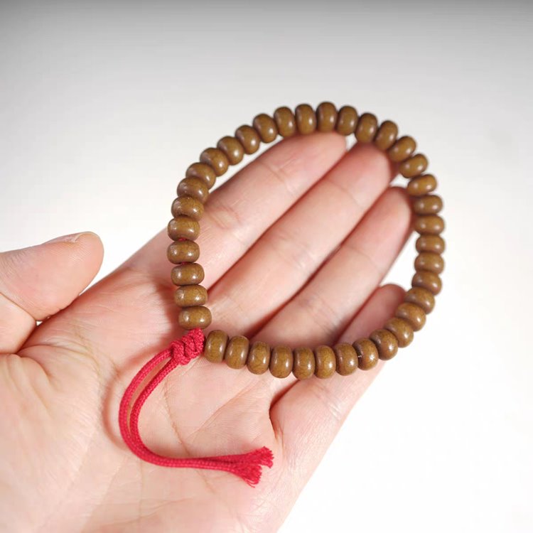 Vintage Tibetan Bodhi Root Monk Bead Bracelet