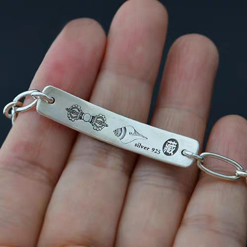 Vintage Nepalese Green Tara Mantra Bracelet