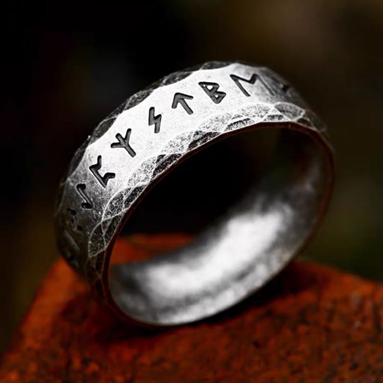 Elder Futhark Runic Ring