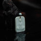 Blue Porcelain Ceramic Dhyana Mudra Buddha Pendant