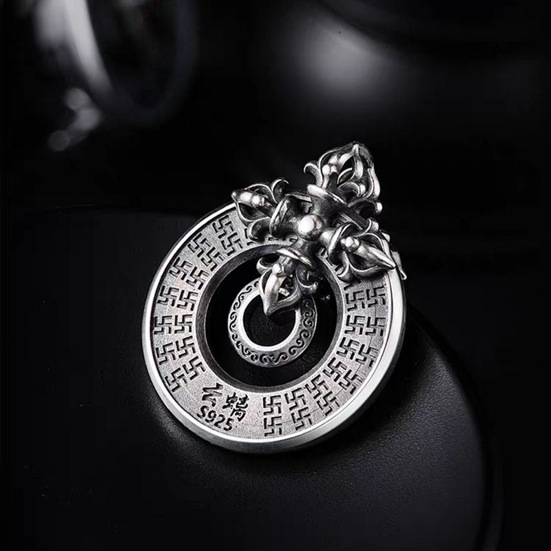 Om Mani Padme Hum Mantra Pendant Necklace
