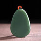 Real Jade Laughing Buddha Pendant