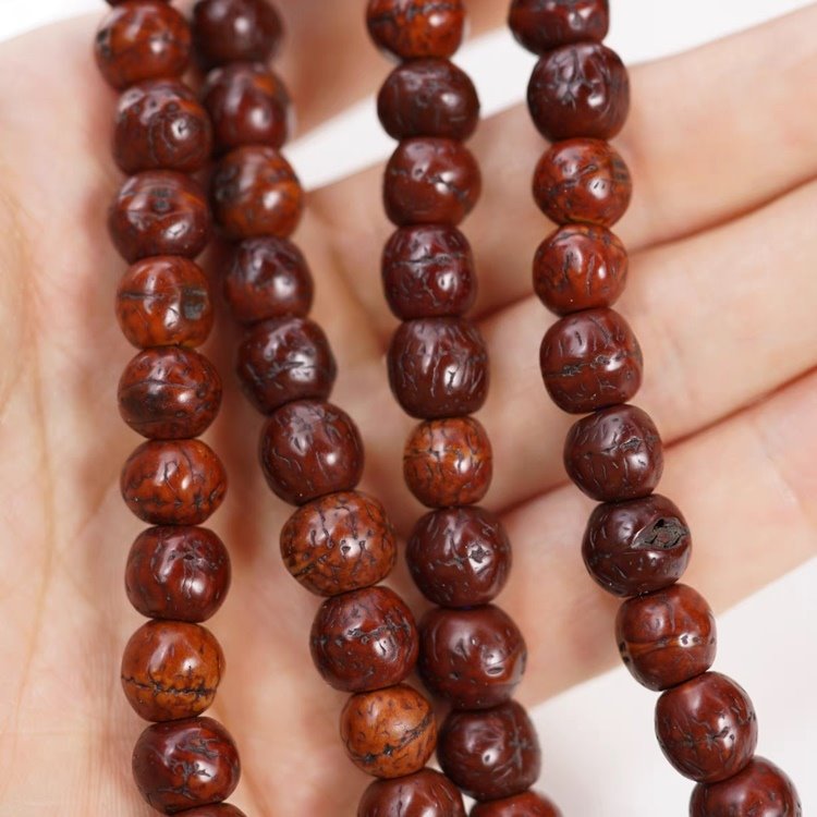 Vintage Tibetan Buddha Beads Mala