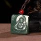 Laughing Buddha Jade Pendant