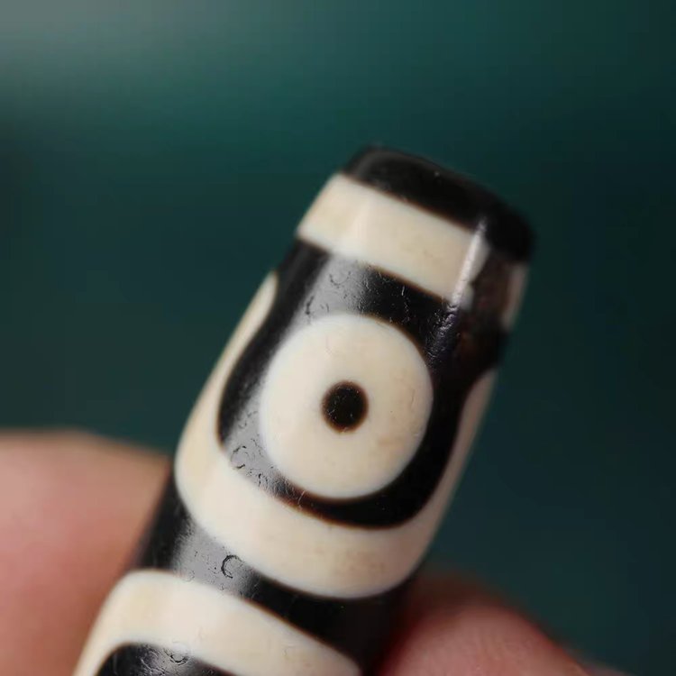 Triple Blessings 3 Eye Dzi Bead