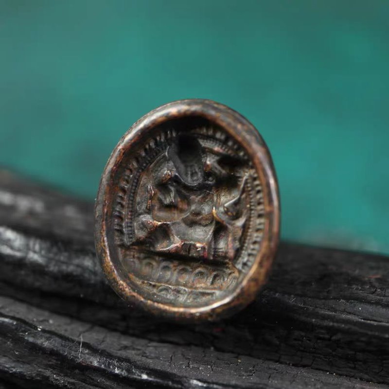 Vintage Tibetan Vajrapani Figurine Pendant