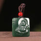 Laughing Buddha Jade Pendant