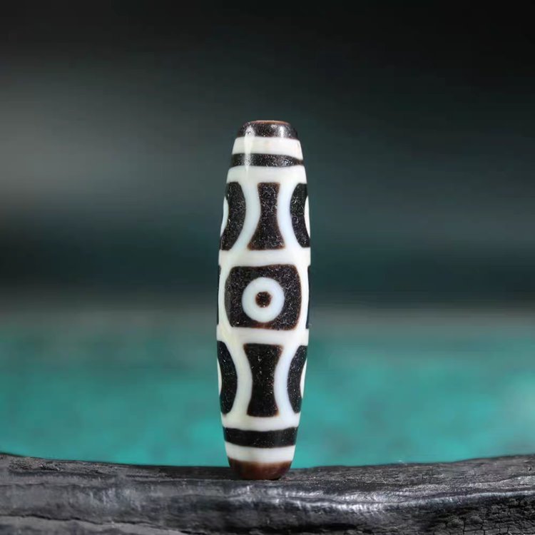 Overcoming Worldly Desires Talisman 6 Eye Dzi Bead