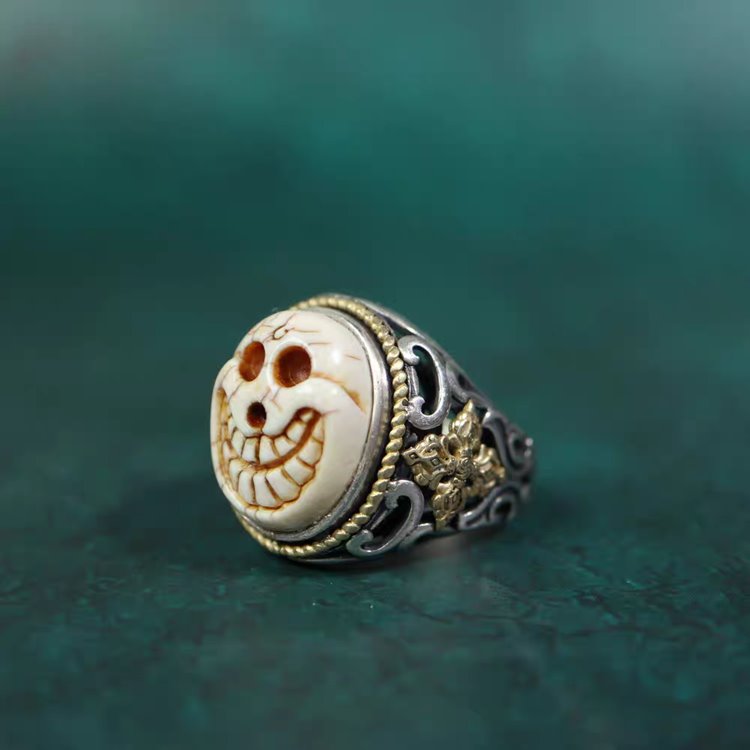 Tibetan Mammoth Tusk Ivory Ring