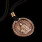 Brass Buddha Medallion Necklace