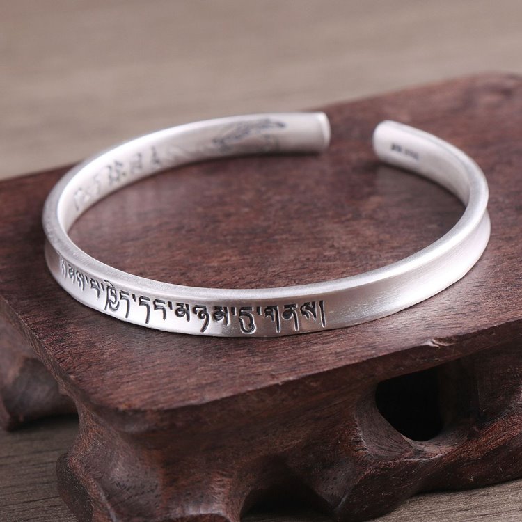 Buddha Mantra Charm Bracelet