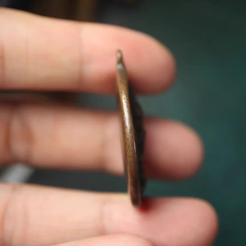 Vintage Tibetan Copper Hayagriva Pendant