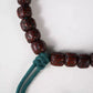 Old Tibetan Rudraksha Agate Wrist Mala