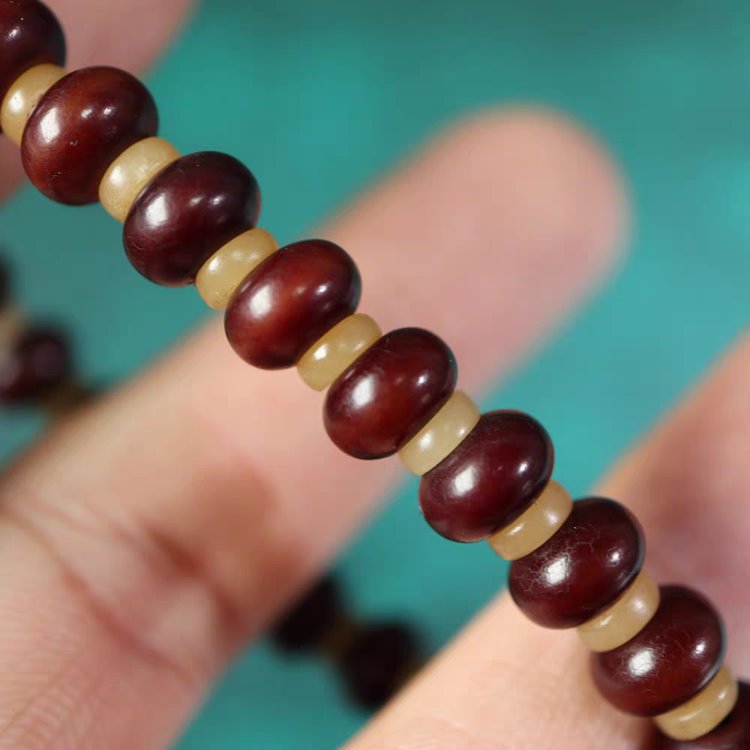 Vintage Tibetan Bodhi Root Mens Mala