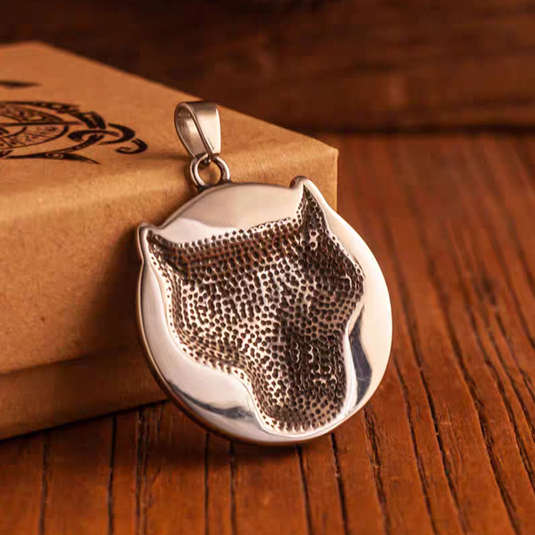 Fenrir Elder Futhark Runic Pendant