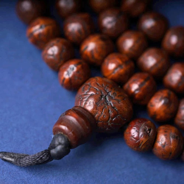 VIntage Tibetan Mala Bodhi Seed Prayer Beads