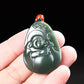 Real Jade Laughing Buddha Pendant