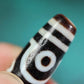Discerning Emptiness Through Form 6 Eye Dzi Bead
