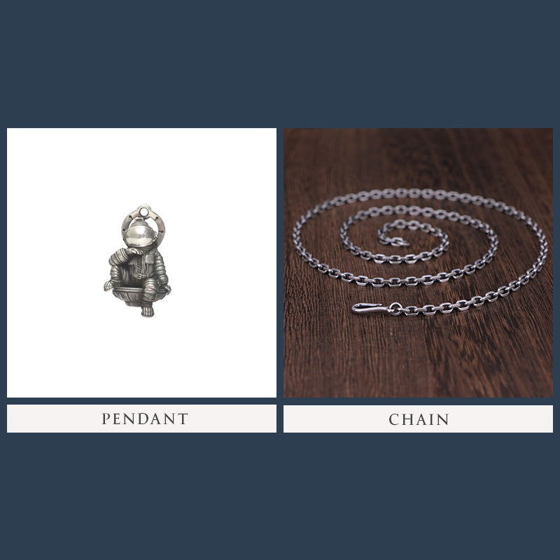 Astronaut Buddha Pendant