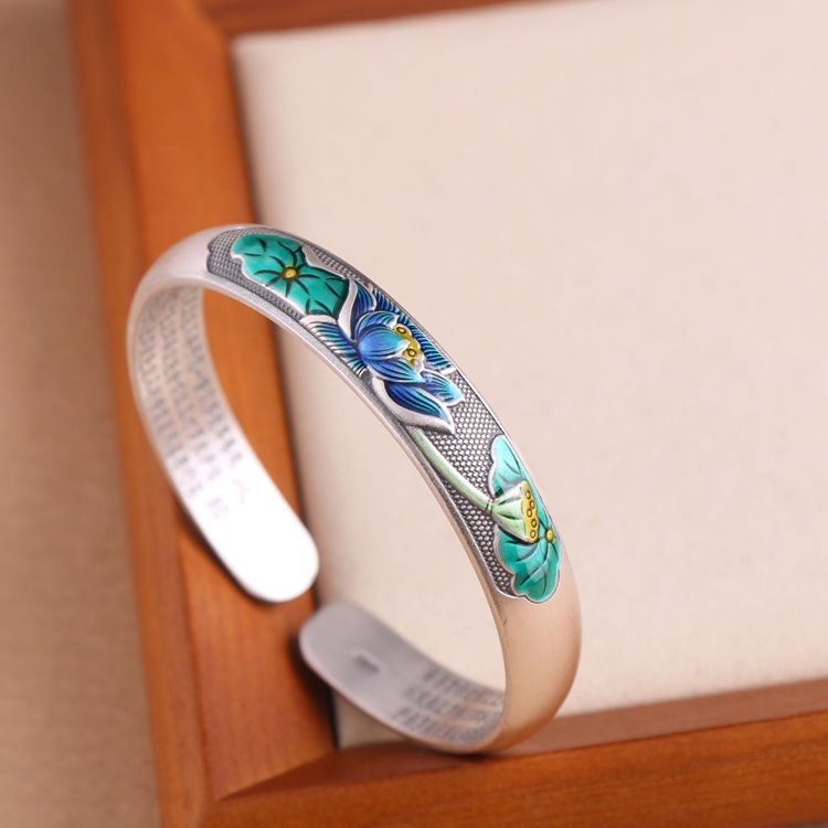 Authentic Lotus Buddhist Bracelet