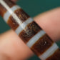 Crimson Waves Chund Dzi Bead