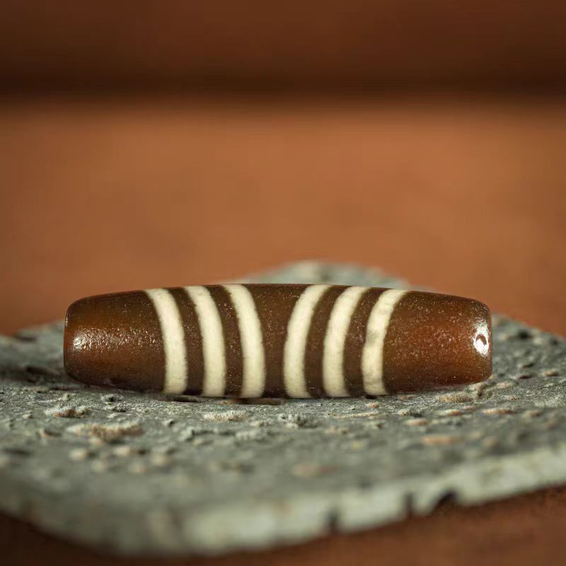 Earthy Vitality Chund Dzi Bead