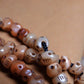 Tibetan Yak Bone Mens Mala Necklace