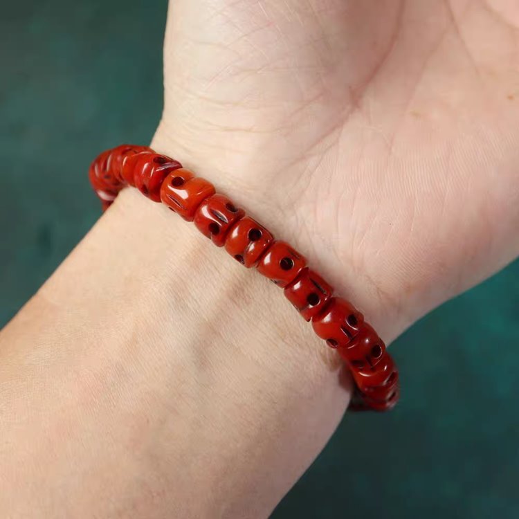 Tibetan Yak Bone Skull Beads