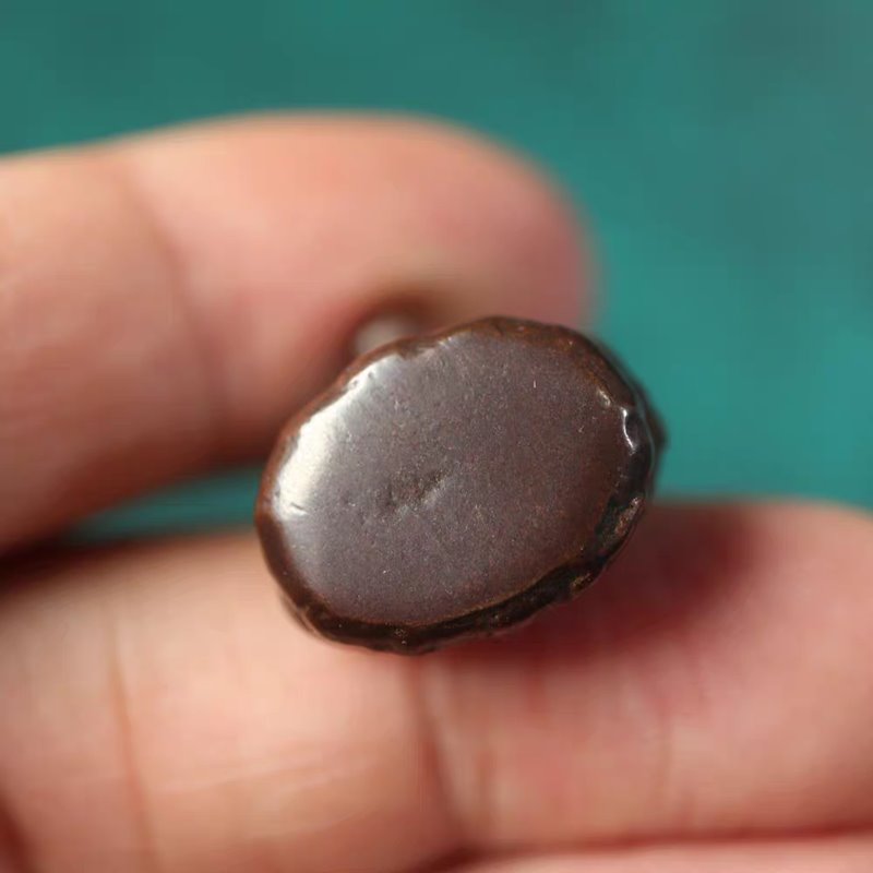 Vintage Tibetan Meteoric Iron God of Wealth Pendant