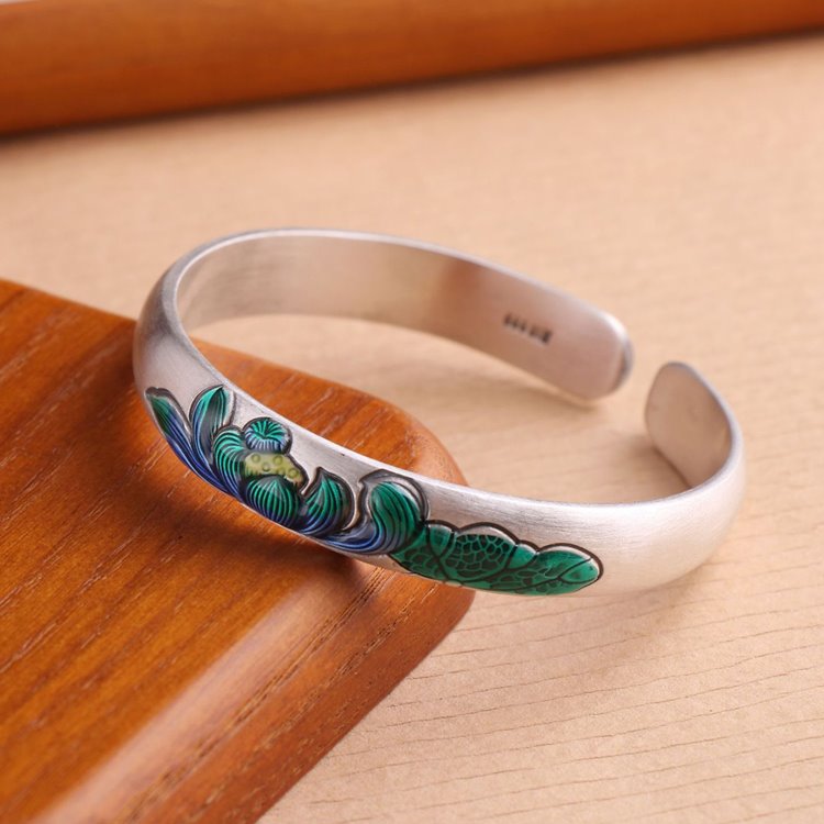 Authentic Lotus Buddhist Bracelet