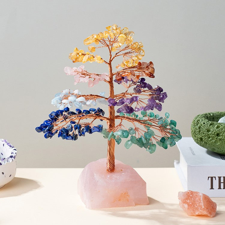 Gemstone Bonsai Tree: A Mix of Crystals for Balance