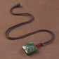 Laughing Buddha Jade Pendant