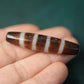 Crimson Waves Chund Dzi Bead