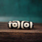 Triple Blessings 3 Eye Dzi Bead