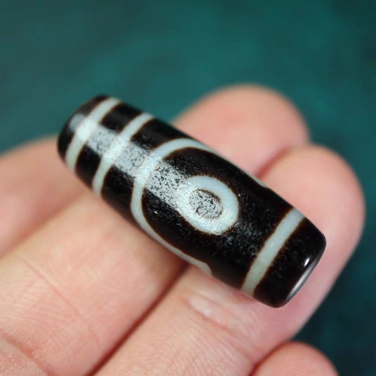 True Nature of Mind Talisman 2 Eye Dzi Bead