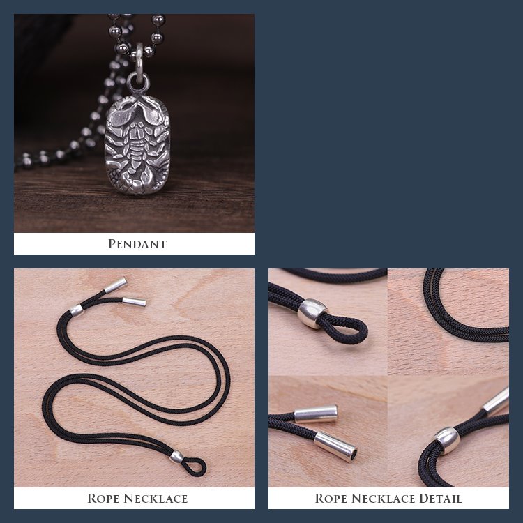 Mini Guru Dorje Drolo Scorpion Pendant