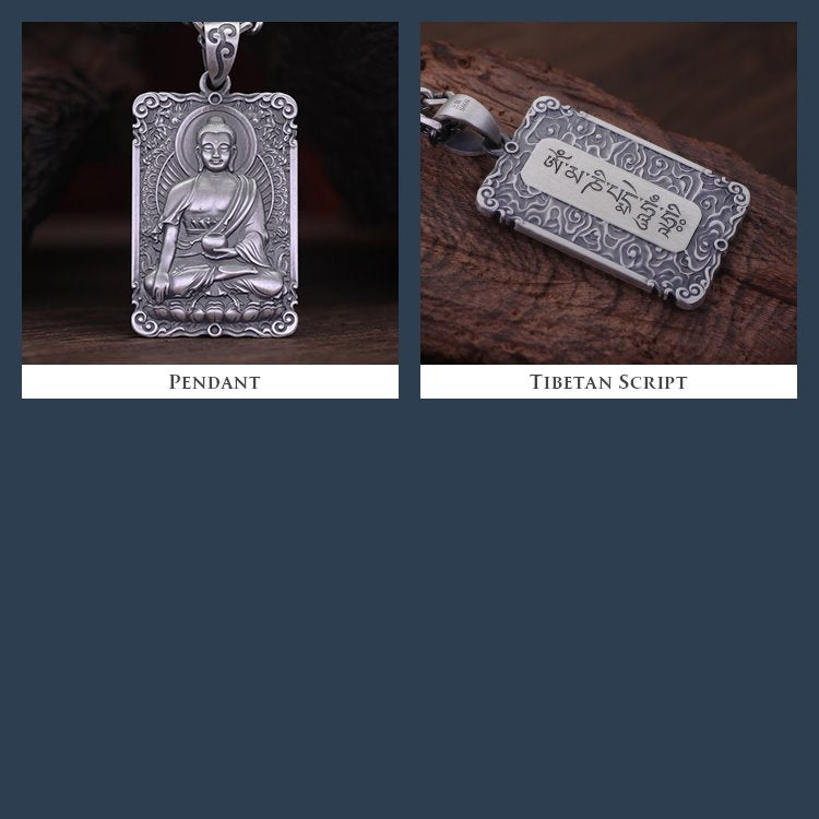 Framed Medicine Buddha Pendant