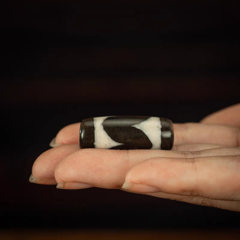 Pursuit of the Fearlessness Tiger Tooth Dzi Bead