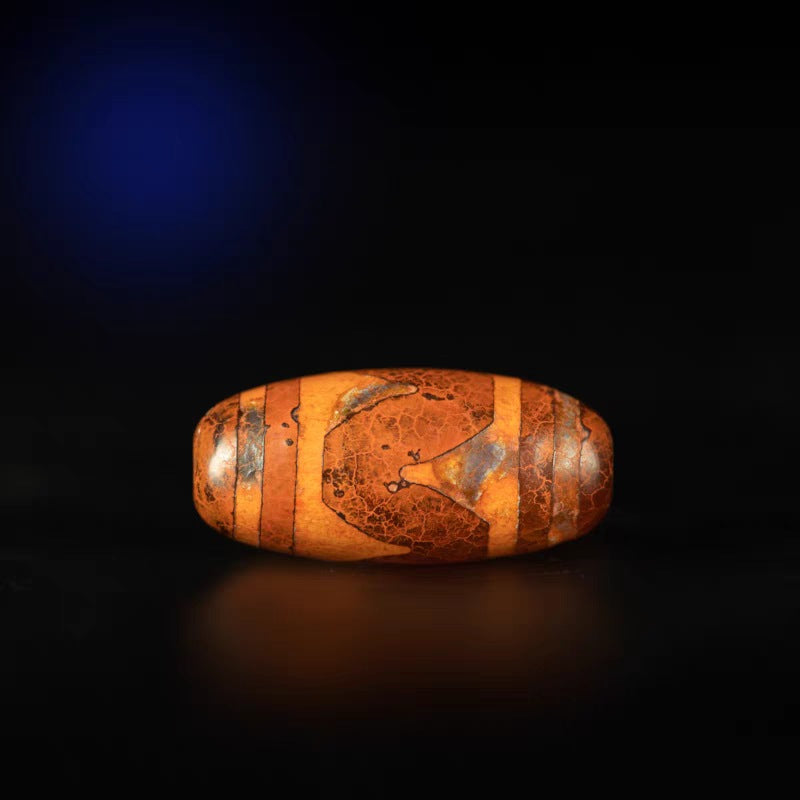 Shard of Unwavering Protection Tiger Tooth Dzi Bead